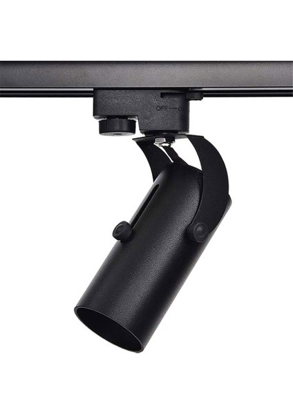 Mimar Led Ray Spot GU10 Duylu Ampulsüz Armatür Beyaz Siyah