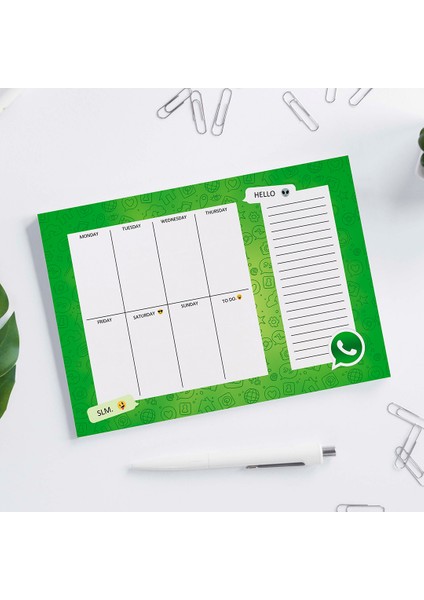 haftalık Planner - Whatsapp