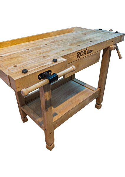 Rox Wood 0111 Iki Mengeneli Hobi Ahşap Oyma Marangoz Çalışma Tezgahı 106 cm