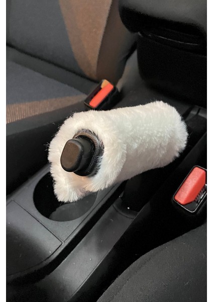 Yumuşak Peluş El Freni Süsü Beyaz fiyatları