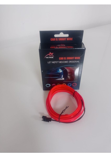 Kırmızı Oto Torpido Neon LED 2 Metre