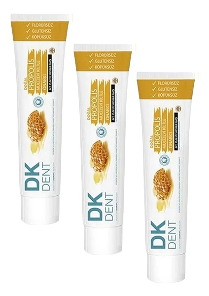 Dk Dent Dıs Macunu Propolıs-75 ml X3 Adet