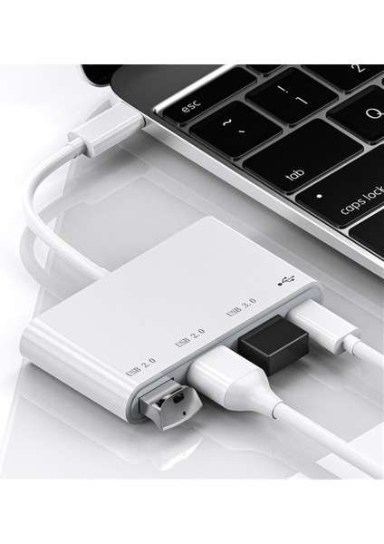 Type-C USB 3.0 Çoklayıcı Hub Dönüştürücü Çevirici Macbook, Type C USB Çoklayıcı