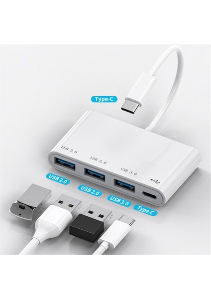 Type-C USB 3.0 Çoklayıcı Hub Dönüştürücü Çevirici Macbook, Type C USB Çoklayıcı