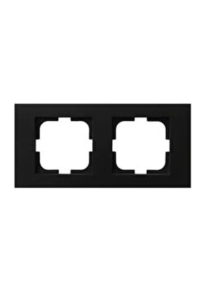 Siyah Grano Ikili Çerçeve 12 Adet
