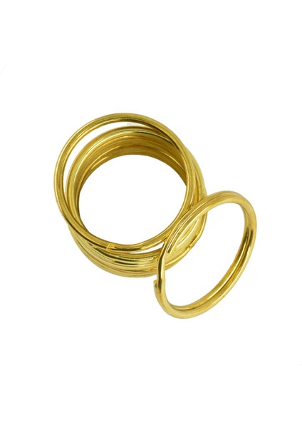 10 Adet Metal Anahtar Zincirleri Bölünmüş Çember (Yurt Dışından) fiyatları