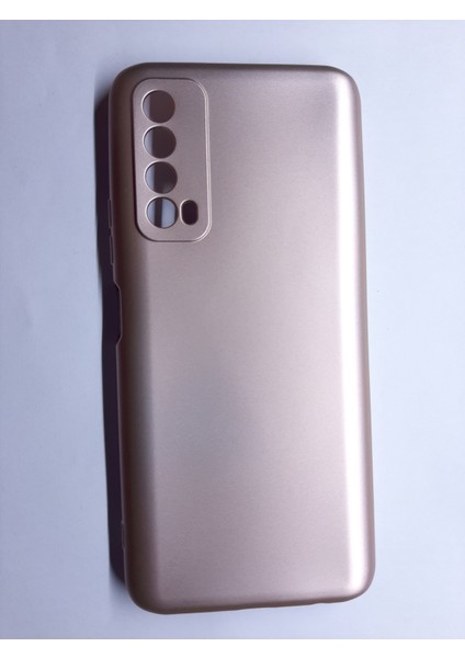 Huawei P Smart 2021 Premium Silikon Kılıf Yumuşak ve Esnek Rosegold