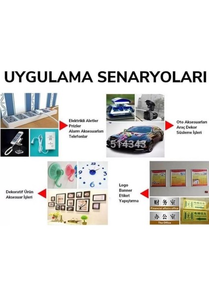 5MM/50MT Çift Taraflı Bant Ekran Cam Kasa Kapak Tamir Bantı-Siyah