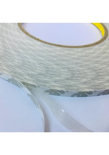 5MM/50MT Çift Taraflı Bant Ekran Cam Kasa Tamir Bantı-Şeffaf