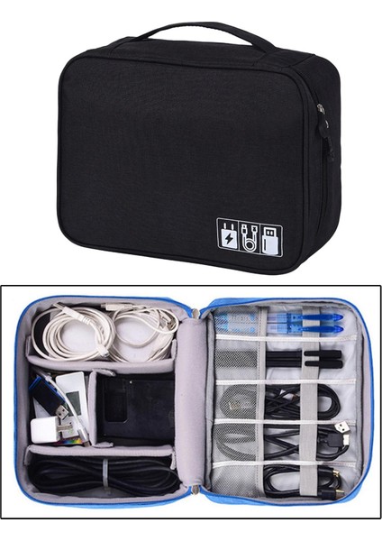 Tığ Işi Kanca Kasa Boş Organizatör ile Tığ Işi Tutucular Siyah modelleri