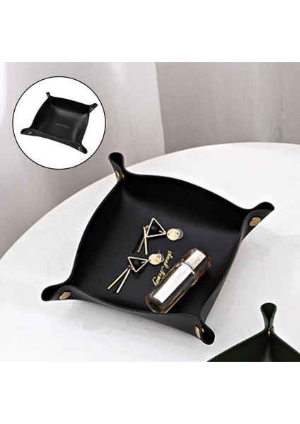 Modern Vanity Depolama Tepsisi Case Dresser Takı Paraları Organizatör Ofis Dekoru