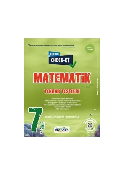 7. Sınıf Matematik Kendini Check Et Tekrar Testleri