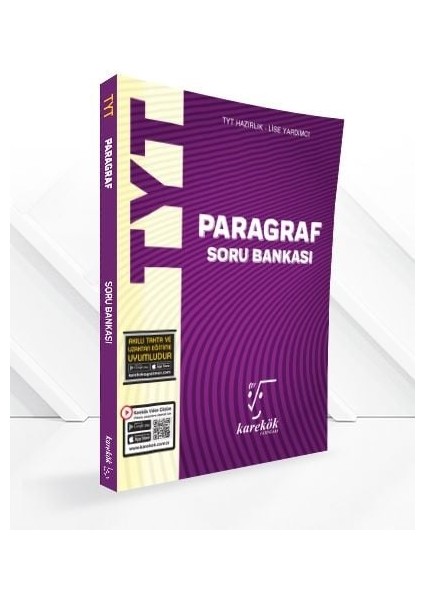 TYT Paragraf Soru Bankası - Karekök Yayıncılık TYT Paragraf