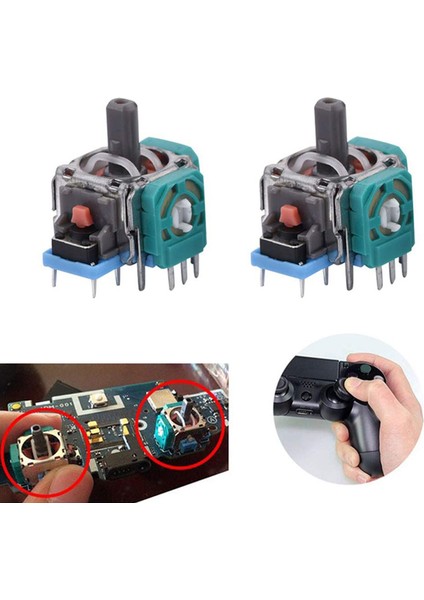 Düğme Iletken Yapıştırıcılar Değiştirilebilir Tam 3D ile 1 Set Denetleyici Rocker Pad (Yurt Dışından) fiyatları