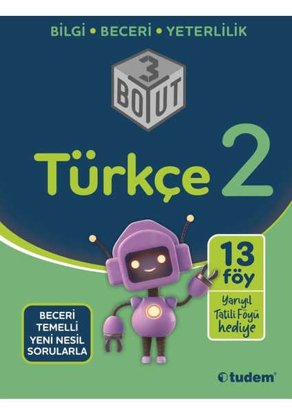 Tudem Yayınları 2. Sınıf 3 Boyut Türkçe