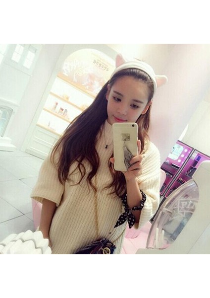 Elastik Kedi Kulak Yüz Yıkama Maskesi Makyaj Saç Bandı (Yurt Dışından) indirimleri