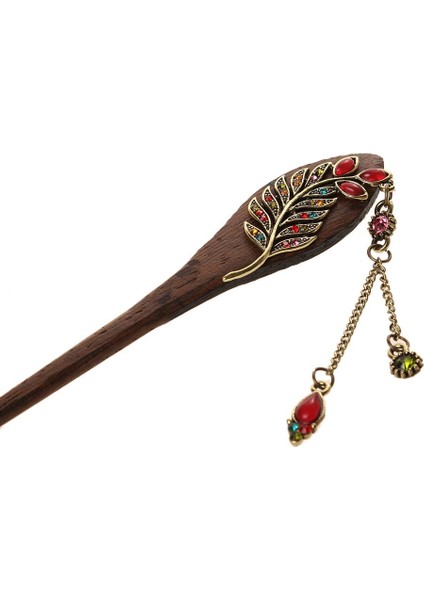 Kadınlar Kristal Püskül Saç Çubuğu Klipsli Gelin Uzun Saç Örgüsü Asyalı Çok Renkli (Yurt Dışından) fırsatları