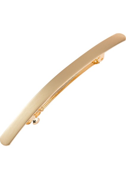 2x Pürüzsüz Bahar Fransız Barrette Ince Gelin Balo Saç Klipsli Altın (Yurt Dışından) fiyatları