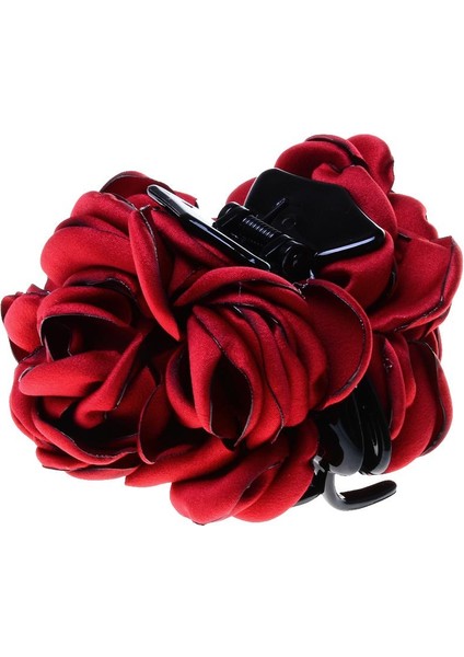Bezi Gül Çiçeği Büyük Saç Klipli Aksesuarlar 8 x 7 cm (Yurt Dışından) modelleri