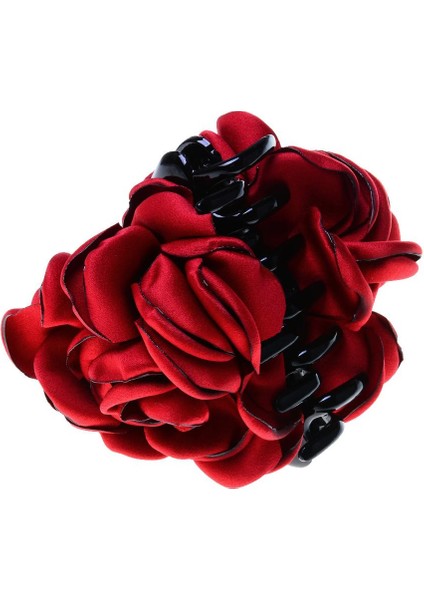 Bezi Gül Çiçeği Büyük Saç Klipli Aksesuarlar 8 x 7 cm (Yurt Dışından) fırsatları