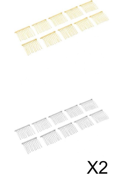 30PCS Metal Saç Tarak Yan Tarak Saç Klips Saç Takı Dekor (Yurt Dışından)