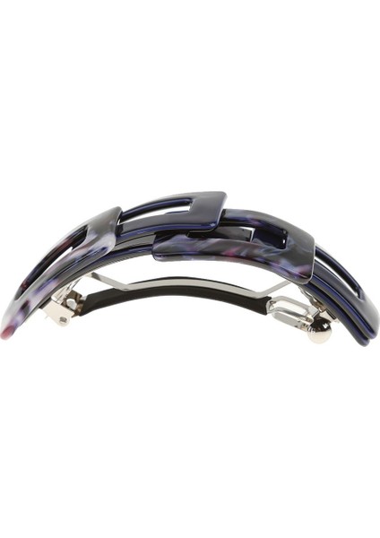 Vintage Leopar Baskı Büyük Fransız Barrette At Kuyruğu Tutucu Saç Klipsleri Aksesuar (Yurt Dışından)