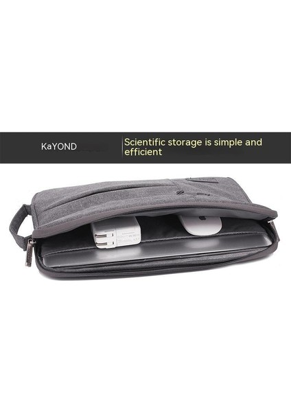 Kanvas İçi Astarlı Notebook Çantası - Gri (Yurt Dışından) modelleri