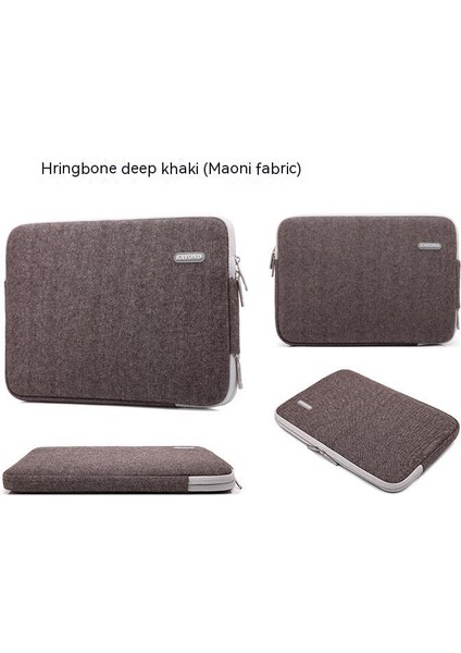 Kanvas İçi Astarlı Notebook Çantası - Haki (Yurt Dışından) fiyatları