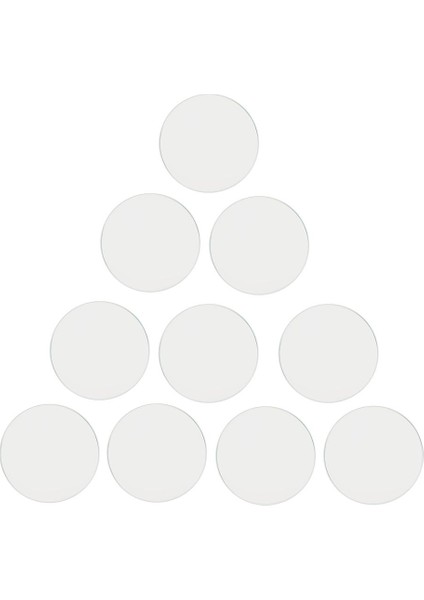 Kuyumcu Araçları 10 Pcs Düz Büyük Saat Kristal 1mm Kalın Clear 22.5