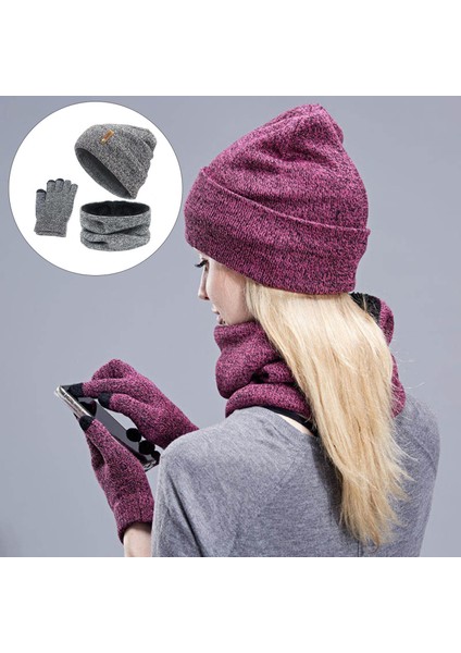 3pcs Set Boyun Atkı Şapka (Yurt Dışından) indirimleri