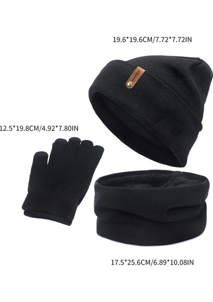 3pcs Set Boyun Atkı Şapka (Yurt Dışından) fırsatları