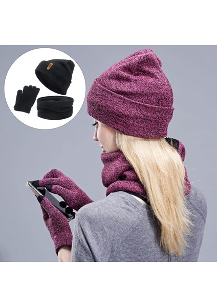 3pcs Set Boyun Atkı Şapka (Yurt Dışından) indirimleri