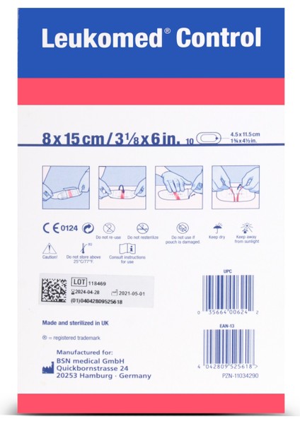 Bsn Leukomed Control 8cm x 15CM