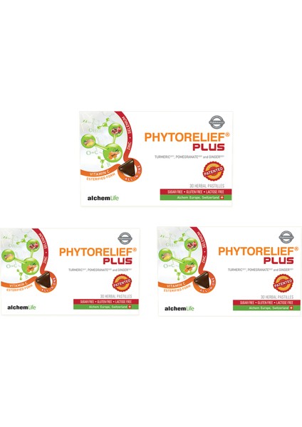 Alchem Phytorelief Plus Herbal Pastil 30 Adet | 3 Adet