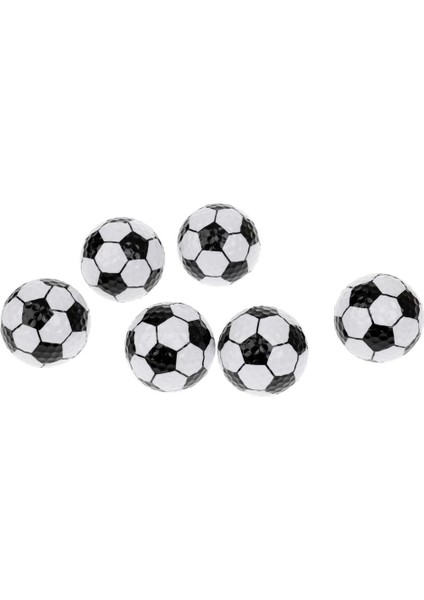 6 Adet Desen Yenilik Golf Topları Set Pratiği Golf Aksesuar Futbol (Yurt Dışından) fırsatları