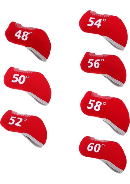 Neopren Golf Kulübü Demir Putter Headcover Head Head Kapak Koruyucu Kollu Hediye 60 Derece Kırmızı (Yurt Dışından) fırsatları