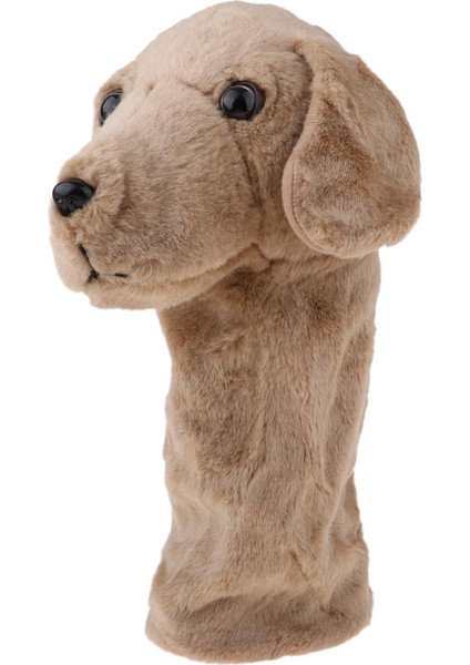 Animal Golf Club Headcover Ahşap Sürücü Kafa Kapağı Noel Hediye Kahverengi Köpek (Yurt Dışından)