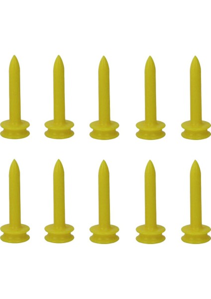 10 Adet Profesyonel Golf Tee Kale Tişört Yükseklik Kontrol Tişört Sarı (Yurt Dışından) indirimleri