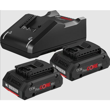 Bosch Başlangıç seti 2 x PROCORE18V 4.0 Ah Şarj Cihazı Gal 1880