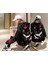 Özel Tasarım Kapüşonlu Red Rose Baskılı Kapüşonlu Tam Fermuarlı 3 Iplik Kışlık Oversize Kadın Sweatshirt 2