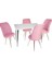 Manolya - Saray Mutfak Masa Takımı - Pembe 1