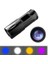 4 Renk Uv Balıkçı Feneri 300 Lümen Zoom 2 Mod USB Şarj Dahili Pil 1