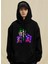 Joker Siyah Unisex Kapüşonlu Oversize Sweatshirt Hoodie 1