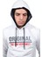 Erkek Orıgınal Beyaz Kapüşonlu SWEATSHIRT-209 1