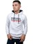 Erkek Orıgınal Beyaz Kapüşonlu SWEATSHIRT-209 2