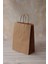18X8X24 cm Kraft Büküm Saplı Çanta Hediye Poşeti 5'li 1