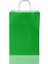 Çanta Beyaz Kraft 25X31X12 cm Burgu Sap Yeşil 50 Adetli Paket 2