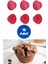 Kitchen Design Lab Kırmızı 18'li Silikon Mini Browni Kalıbı - Muffin Kalıbı 18 Adet Cupcake Kek Kalıbı Browni Kek Kalıbı 18LI Kırmızı 1