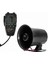 Hko 3 Sesli Mikrofonlu Siren 12V 40W Karbon 1