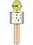 Profesyonel Bluetoothlu Karaoke Mikrofon - Aux Sdcard - Gold 1